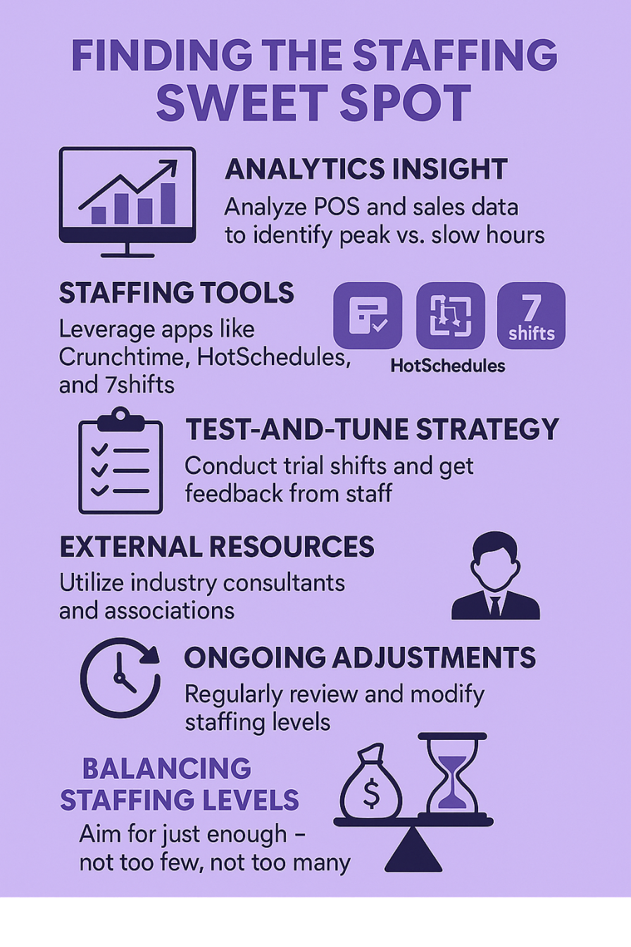 tips and tools to find staffing sweet spot